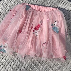 🦄 GIRLS Unicorn Tutu Tulle Skirt Size Size 7-8Y